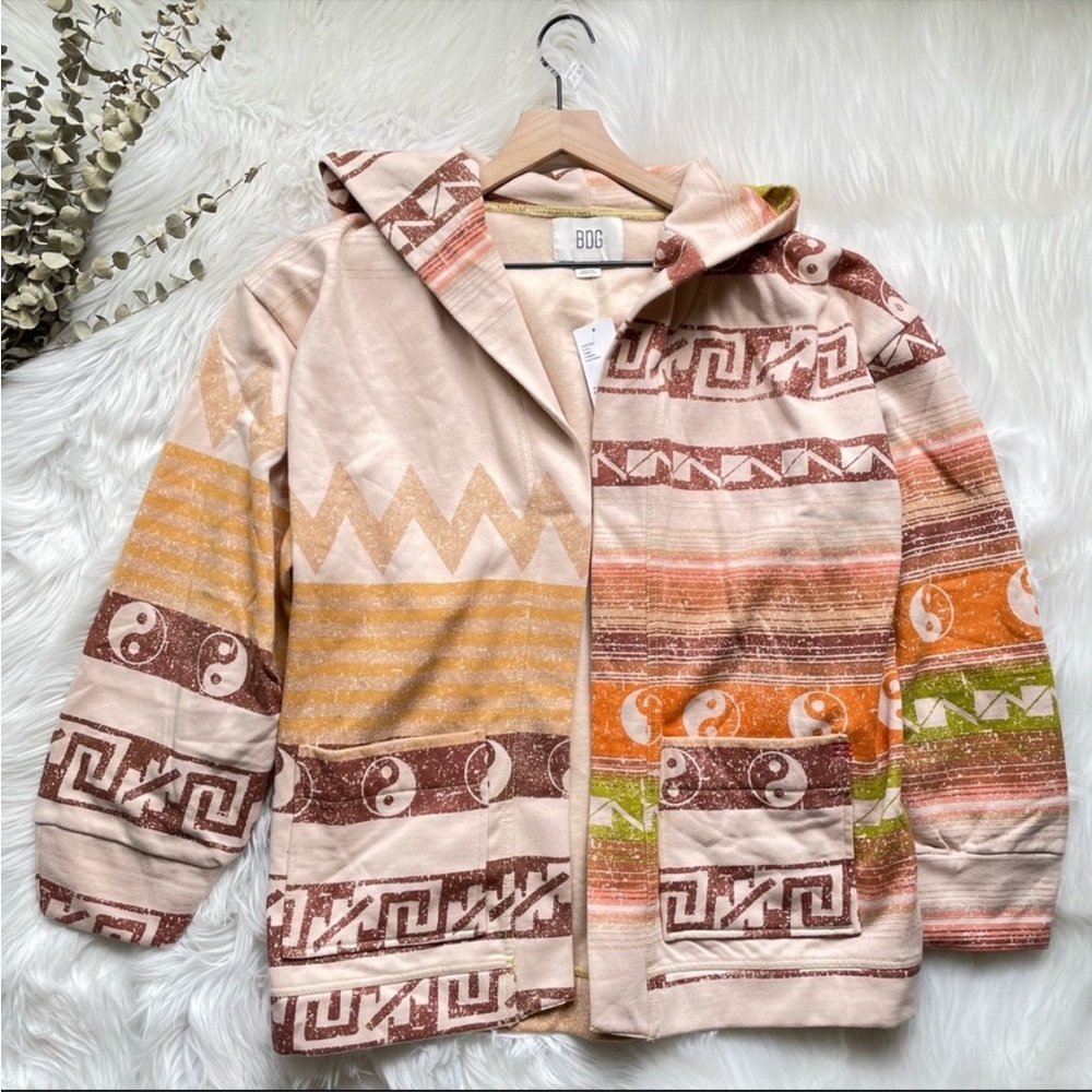 BDG Urban Outfitters Delaney Hooded Cardigan S NWT - Picture 9 of 13